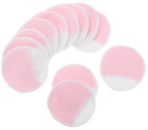 TOVINANNA 12st Reinigungspad Aus Bambusfaser Musselin Bräunen Bausätze Make-up-entferner-balsam Hydro Tücher Tupfer Gesichtsmaschine Reinigungsmittel Airbrush Bambusfaser-pad Rosa