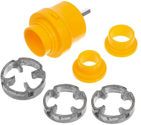 DIYEAH 7pcs Pvc Pipe Threading and Plumbing Supplies Round Dies for Water Threader Threading Tools
