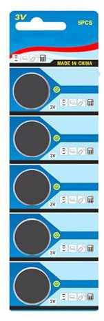 GAOINTELL 5Pcs 3V Lithium Batteries CR1632 Coin Cell For Car Key Remote LED Light Clock Watch CR1632 Button Coin Cells Battery