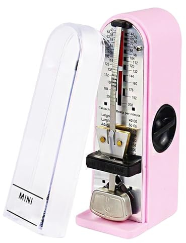 Metronome for Drums, Professional Violin Metronome, Accurate Timing Tool, Mechanical Device for Guitar, Ukulele, Banjo, Flute, Trumpet, Violins, Drum Practice 2.05x1.38x4.33 inches