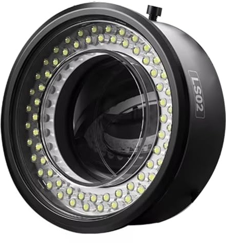 Uxsjakjsd Dual Polarized Microscope Lamp 64 LED Anti Glare Ultra Bright NO Reflections for Most Microscope Ring Lights