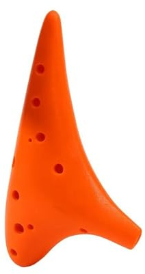 1 Satz 12 Loch Okarina Aus Kunstharz Alt C Tonart(Orange)