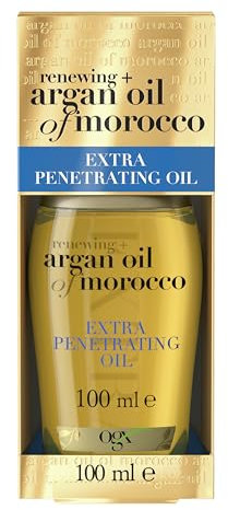 OGX Argan Oil of Morocco Extra Penetrating Oil feuchtigkeitsspendendes Haaröl Serum für trockenes, sprödes Haar,100 ml