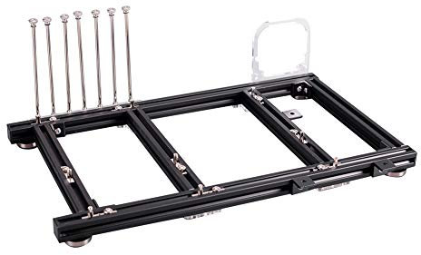 Caja abierta para PC, marco de aleación de aluminio mini bricolaje abierto ATX Motherboard Chasis para computadora de PC, diseño de marco abierto tiene un buen rendimiento de disipación de calor, se e
