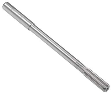 sourcing map - Alesatore per mandrino, 5,7 mm, HSS cobalto M35 Tornio Alesatore D4 6 scanalature dritte, utensile per fresatura a gambo rotondo, per acciaio inossidabile, lega di rame e metallo