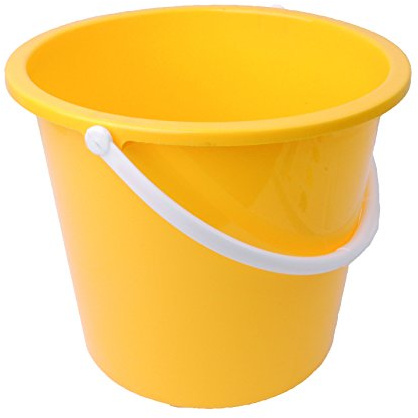 10 Ltr Good Value Basic Homeware Bucket (3) - Yellow