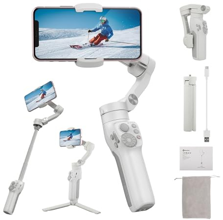 FeiyuTech Vimble 3: Weißer, USB-Kamera-Stabilisator für Handy, 198 cm, 250g, 10h Akkulaufzeit