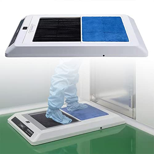 KIDDEX Máquina de Limpieza de Suelas Completamente automática Cepillo para Zapatos de Entrada Limpiador de Zapatos por inducción automático Pulidor con recordatorio de Cambio de Agua Almohadilla