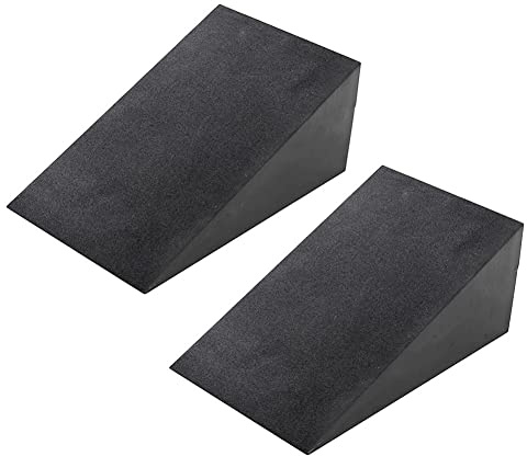 FutureHight 2 StüCke Yogamatten, Verstellbare Kniebeugenrampe, Neigungsbrett Verbessern die für Kniebeugen und Kreuzheben