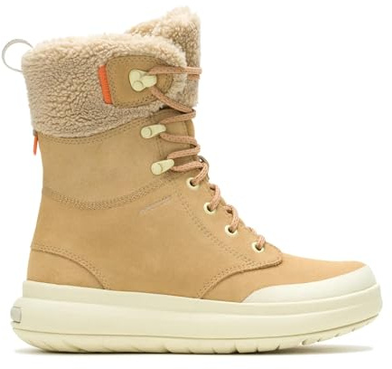 Merrell Femme Marquette Thermo Tall Zip Wp Boots, Light Brown, 39 EU