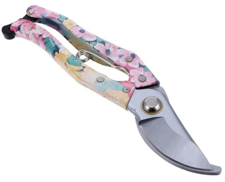 FONDOTIN Sécateur De Jardin Ergonomique Outil Pour Plantes Et Fleurs Pratique Et Manche à Motif Aléatoire