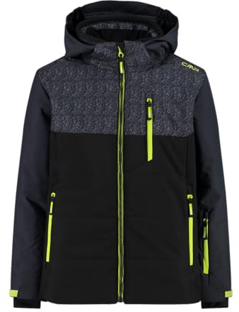 CMP Kid Jacket Snaps Hood Nero - 128