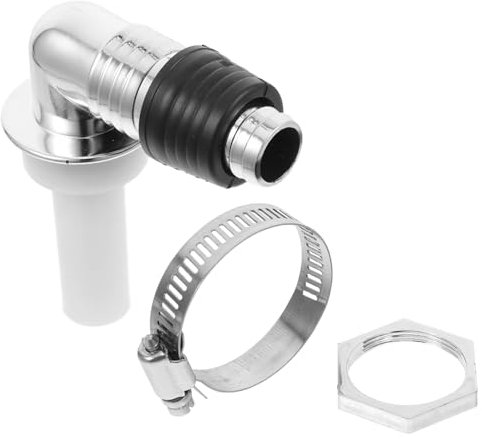 DOITOOL Washing Machine Drain Hose Connector Floor Drain Adapter with Anti-overflow Joint 1.7cm Diameter Compatible for Laundry