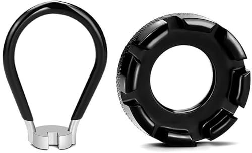 POHOVE 2 Stück Speichenschlüssel Fahrrad aus Stahl Speichenspanner Nippelspanner 8 rund Fahrrad Speichen Werkzeug Bike Spoke Wrench zum Einstellen der Fahrrad-Rad Spannungen