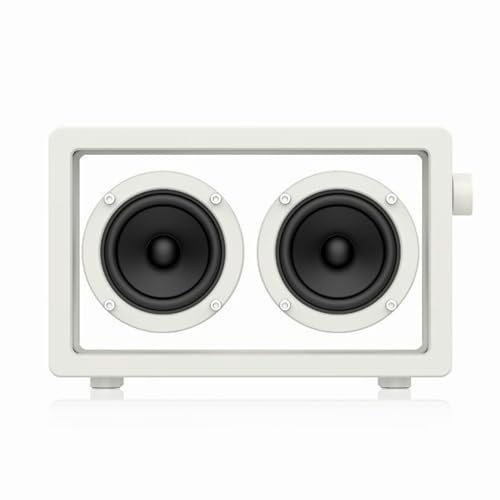Portable Bluetooth speaker is waterproof, suitable for family outdoor travel, transparent box design wireless speaker, high-definition and powerful sound quality, USB rechargeable