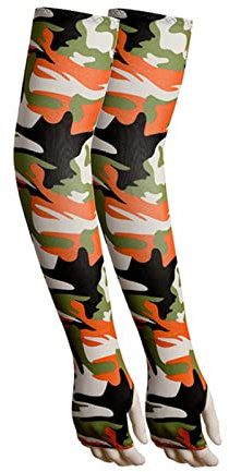 Manga Brazo Protección Solar Mangas for el brazo de enfriamiento for adultos Guantes sin dedos largos Mangas de brazo de protección solar antideslizante Manga De Brazo De Protección Solar(Black)