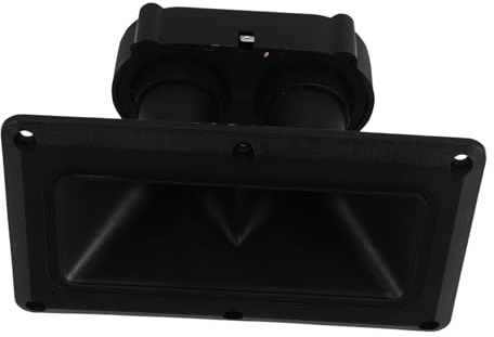 Abaodam Tweeter Piézoélectrique pour Haut-parleur à Pavillon Détachée pour Tweeter à Double Transducteur Accessoire Plastique à Pavillon