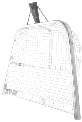 YARNOW Pelle à Grille En Fer 12 Mm Outil Agricole De Jardin Grillage De Sol Tri Du Maïs Et Des Arachides Légère Résistance Verger Usage Professionnel Et Domestique