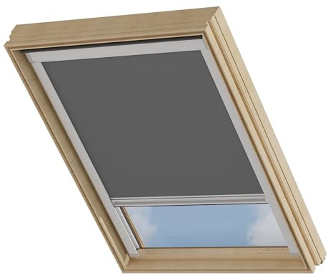 Cocoon Dachfenster Verdunkelung CK04 - Kompatibel mit VELUX - Dunkelgrau