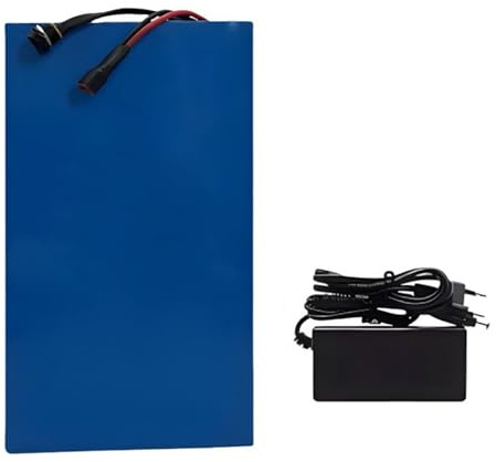 Batterie Au Lithium 48 V 20 Ah, Batterie Lithium-Ion Étanche 13S7P, Équipée D'un Chargeur 54,6 V, Également Compatible Avec Les Draisiennes, Les Vélos Électriques Et Les Scooters A,XT60+DC