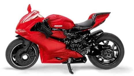 Siku 1385, Ducati Panigale 1299 Motorrad, Metall/Kunststoff, Rot, Ausklappbarer Ständer
