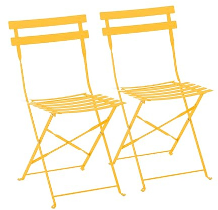 Oviala Klappstuhl Bistrostuhl Gartenstuhl 2er Set