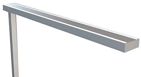 Unilux LED Stehleuchte Stratus Stehlampe, dimmbar, silber-grau