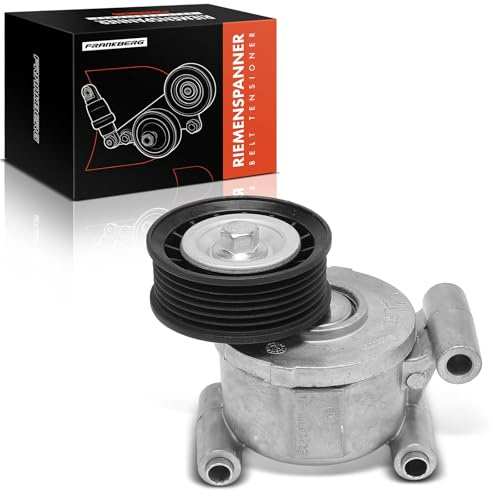 Frankberg Spannrolle Keilrippenriemen 5M5Q6A228AA | Kompatibel mit Focus II Turnier DA DS FFS, C-Max DM2, Focus II DA DP HCP, S40 II 544, 3 BL, Focus II Stufenheck DB DH FCH