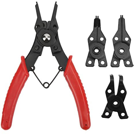 Sprengringzange Auto, Universal 4-in-1 Sicherungsringentferner für Autos, LKW, Rasenmäher