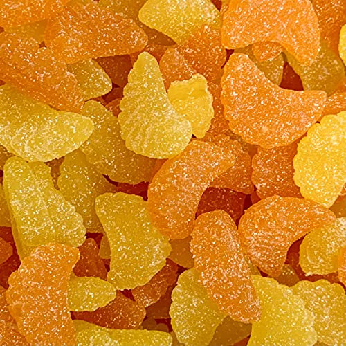 Orange & Lemon Slices LARGE RETAIL Sweet Shop Jar by The Gourmet Sweet Company