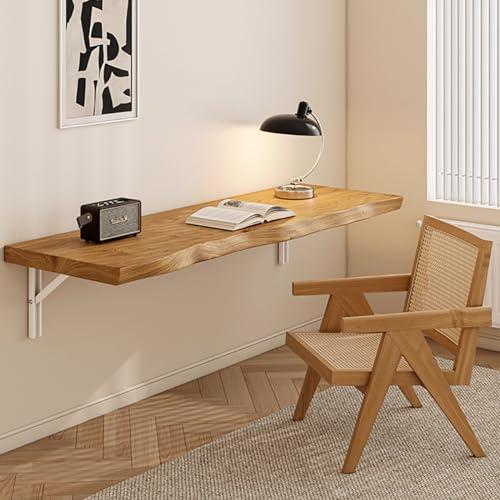 Wandklapptisch Schreibtisch Klapptisch Esstisch,Klappbarer Schwimmender Aus Holz,Klapptisch Wand,Wandklapptisch Massivholz,Wandtisch,Wandtisch Klappbar Für Waschküche,Küche,Kleiner Raum ( Color : B ,