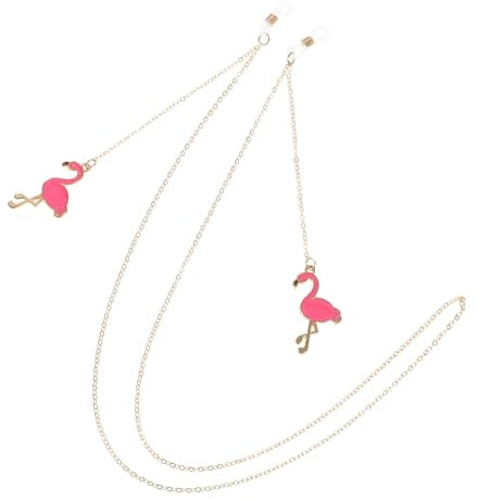 SAFIGLE 3stücke Flamingo Brillenketten Zubehör Für Partys Einzigartige Anti-drop Sonnenbrillen-halskette Für Hawaii-feiern Modisches Und Brillenband Schutz Ihrer Sonnenbrille