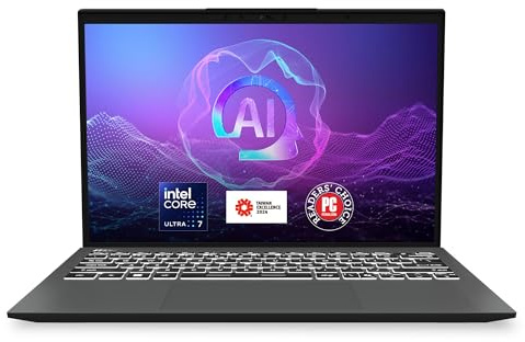 MSI Prestige 13 AI+ Evo (2024) 13.3” 2.8K OLED Business Laptop: Intel Core Ultra 7-258V, Arc Graphics, 32GB LPDDR5x, 2TB NVMe SSD, Thunderbolt 4, WiFi 7, Win 11 Home: Stellar Gray A2VMG-019US