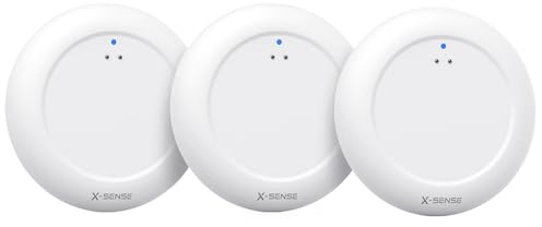 X-Sense Wi-Fi Water Leak Detector (SBS50 Base Station Required), 3 SWS0A Water Sensors