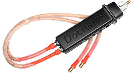 Shkalacar Penna per Saldatura a Punti Portatile, Saldatrice Manuale Regolabile con Filo di Rame Puro da 16 mm², Saldatrice a Punti a Batteria per Officina Ed Esterno