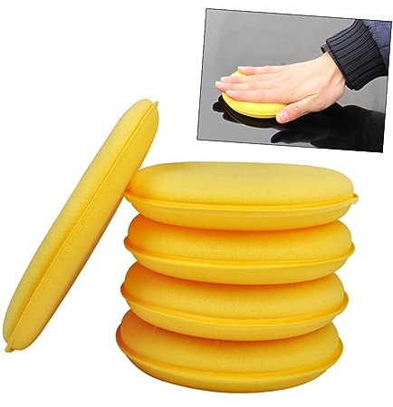 SOLUSTRE 5stücke Auto Waschschwamm Reinigungswaschschwamm-Pads Für Autoschrubber Autoreiniger Autowaschpads Autoschwamm Autoreinigungswerkzeug