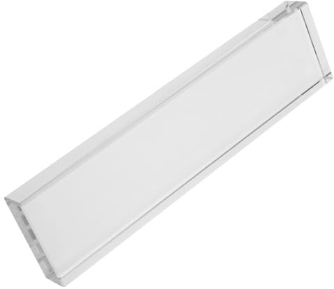 FUNNETOYU Glas Briefbeschwerer Abgewinkelt Für Schreibtisch Als Kalligraphie-Gewicht Und Papierhalter Mit Fein Polierter Glatter Oberfläche Und Dekorativem Stabdesign Für Various Umgebungen