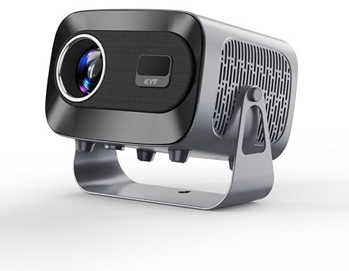 Vidéoprojecteur Ultra HD 4K Android 13 KYF, 280 ANSI Lumens, Wi-FI 6, Projection 30-200, Correction Trapézoïdale Auto