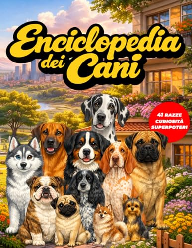 Enciclopedia dei cani: 41 razze di cani spiegate ai bambini (6–10 anni): caratteristiche, curiosità e superpoteri