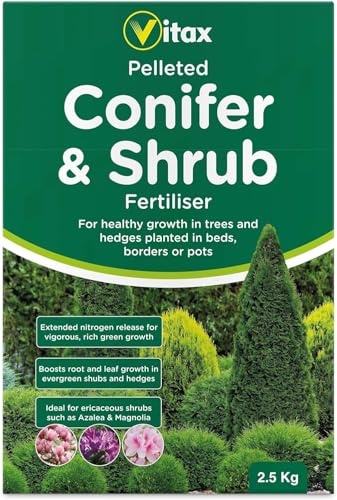 Pelleted Conifer & Shrub Fertiliser Boosts Leaf & Root Growth 2.5kg