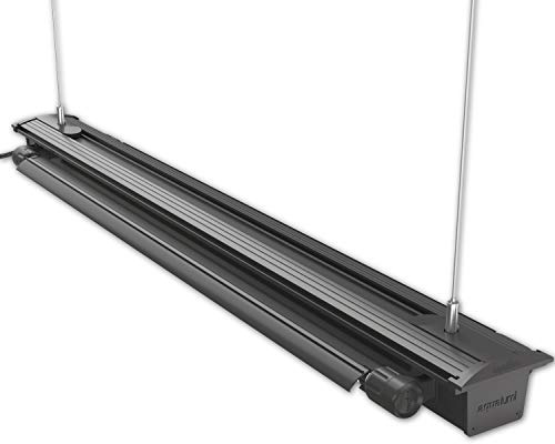 100cm(3ft Plus) Hangable Aquarium Lighting, Twin 2 tube T5 lighting Unit. Free Bulbs and Reflectors