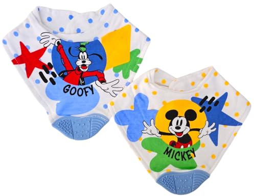 Ellepi Lätzchen Disney Neugeborenes Bandana Lätzchen Dreieck Zahnen Baumwolle