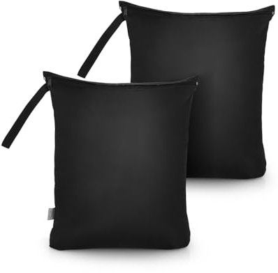 OTraki 2 Stück Wetbag Wiederverwendbar Wickeltasche 40 cm x 50 cm Wetbag Kindergarten Wäschebeutel Reise Wetbag schwimmsachen Nassbeutel Schmutzige Kleidung Tasche Organiser