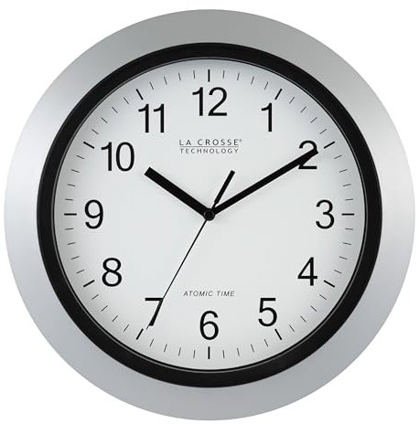 La Crosse Technology WT-3129S Orologio da parete analogico atomico da 12 pollici
