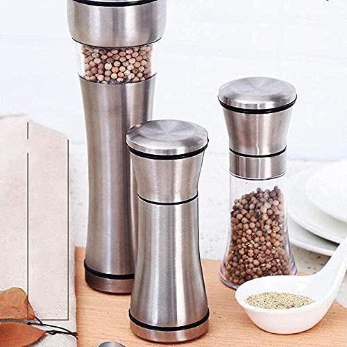 TONZN 1 pièce d'ustensiles de Cuisine en Acier Inoxydable pour Moulin à épices et à Poivre 02 Moulin à sel Chili-1 Moulin à sel et moulins à Poivre (2)