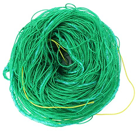 Miokycl - Red de enrejado verde para plantas de jardín, red de polipropileno para escalar verduras, frutas (2 x 5 m)
