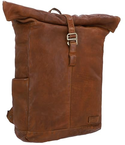Gusti Leder Rucksack Bendik - Herren Rucksack Lederrucksack Braun 18L