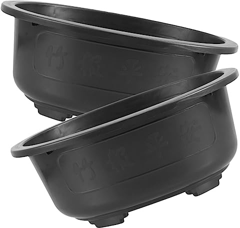 SUPVOX 2 Piezas Macetero Grande Ovalado De PláStico con Drenaje para JardíN Y BonsáI Maceta para Plantas Y Flores Uso En Hogar Oficina BalcóN Y DecoracióN Exterior