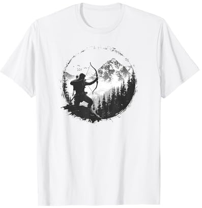 Wald Bogenschütze und Bogensport T-Shirt