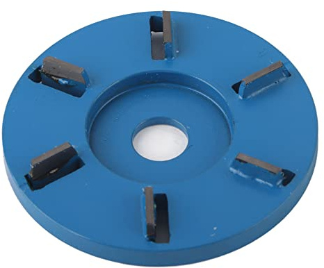 Woodworking Shaping Disc,Wood Grinding Wheel,6 Teeth Stump Remover Angle Grinder Wood Carving Disc Milling Cutter Angle Grinder Disc Carving Disc Shaping Polishing Grinding Wheel Disc